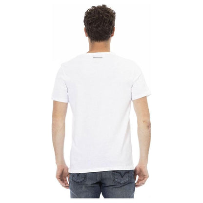 Bikkembergs White Cotton Men T-Shirt