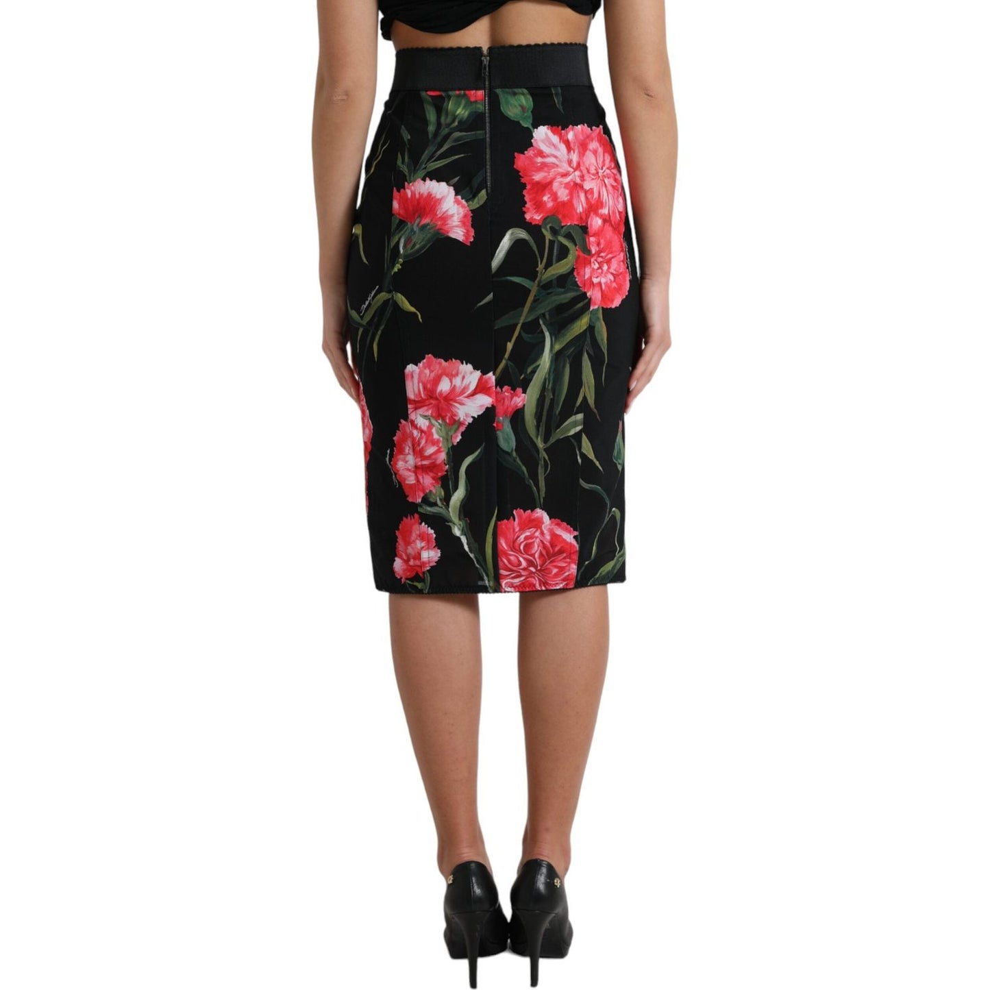 Dolce & Gabbana Floral High Waist Pencil Skirt Dolce & Gabbana