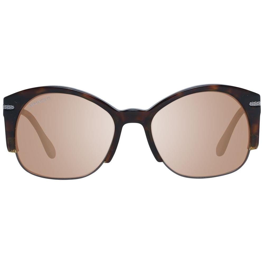 Serengeti Brown Unisex Sunglasses Serengeti