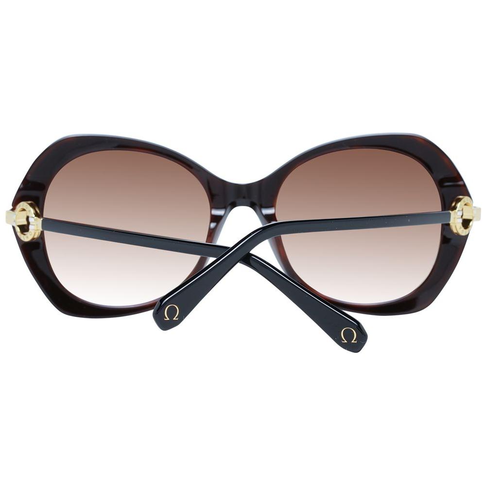 Omega Black Women Sunglasses