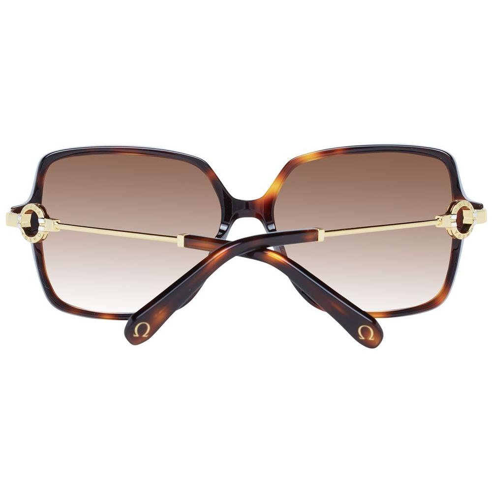 Omega Brown Women Sunglasses Omega