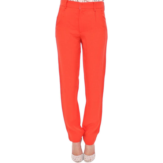 CO|TE Orange boyfriend stretch pants CO|TE