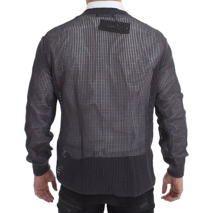 Dolce & Gabbana Purple Runway Netz Pullover Netted Sweater Dolce & Gabbana