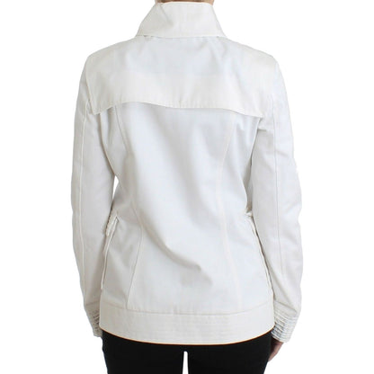 GF Ferre White Double Breasted Jacket Coat Blazer GF Ferre