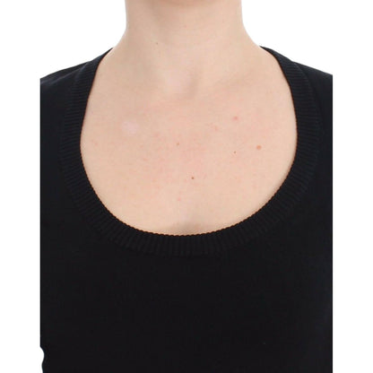 Dolce & Gabbana Black Cashmere Crewneck Sweater Pullover Dolce & Gabbana