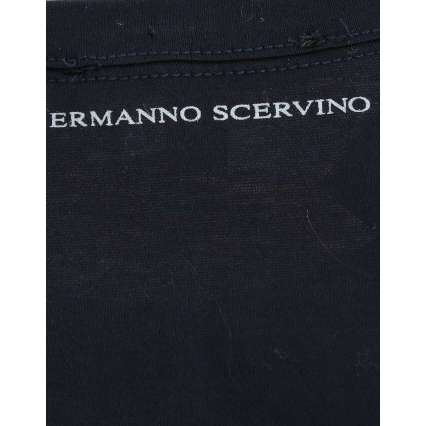 Ermanno Scervino Elegant Blue Cotton Sweater Ermanno Scervino