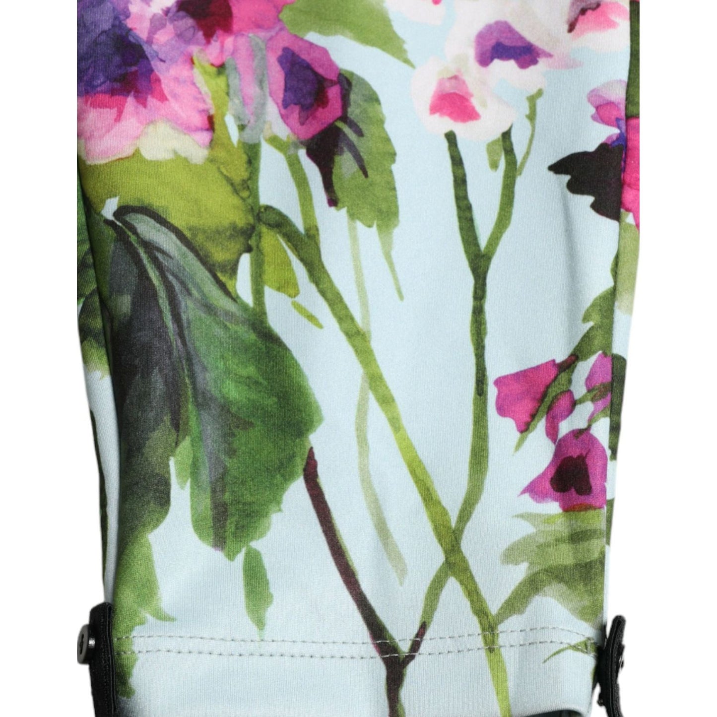 Dolce & Gabbana Elegant Floral High-Rise Leggings Pants Dolce & Gabbana