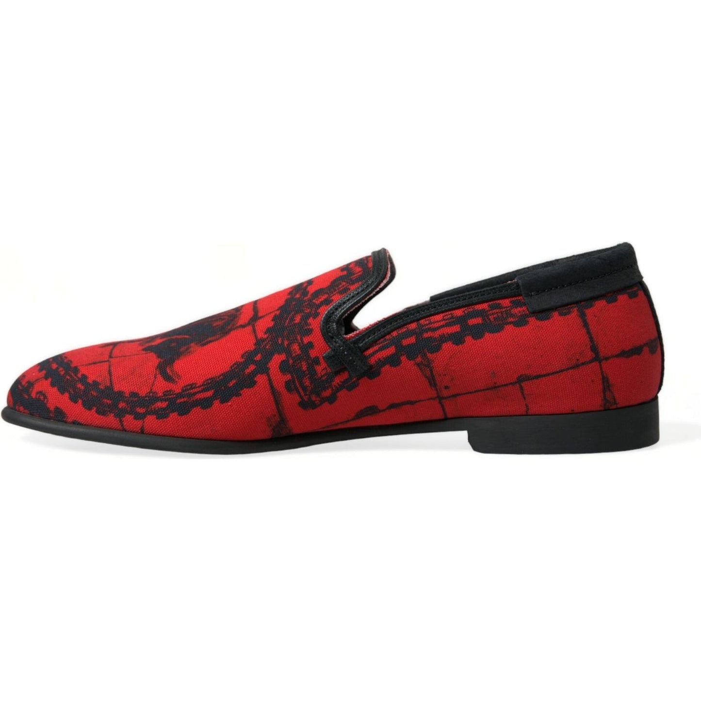 Dolce & Gabbana Torero-Inspired Luxe Red & Black Loafers Dolce & Gabbana