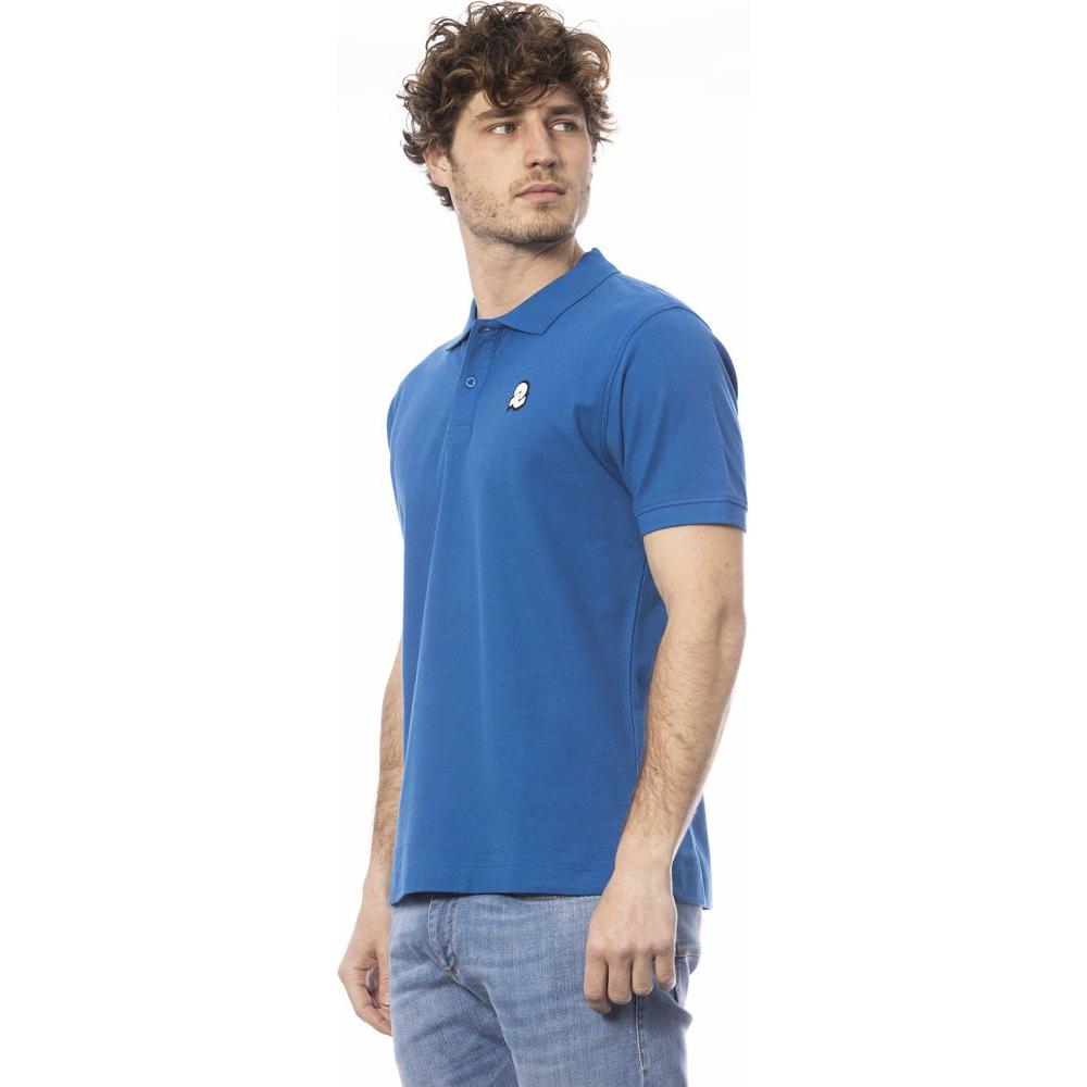 Invicta Blue Cotton Mens Polo Shirt Invicta