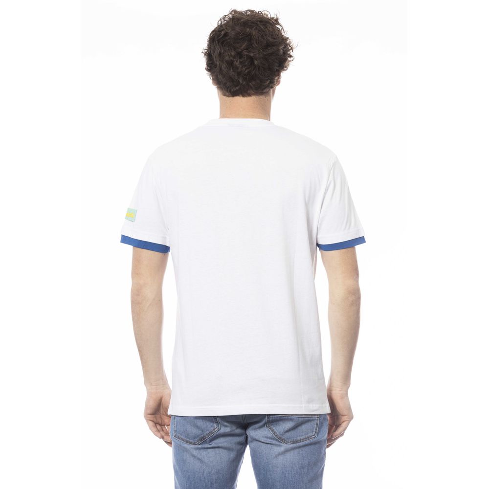 Invicta White Cotton Men's T-Shirt