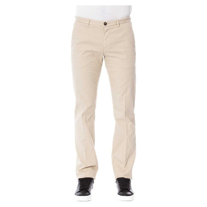 Trussardi Beige Cotton Men Pants