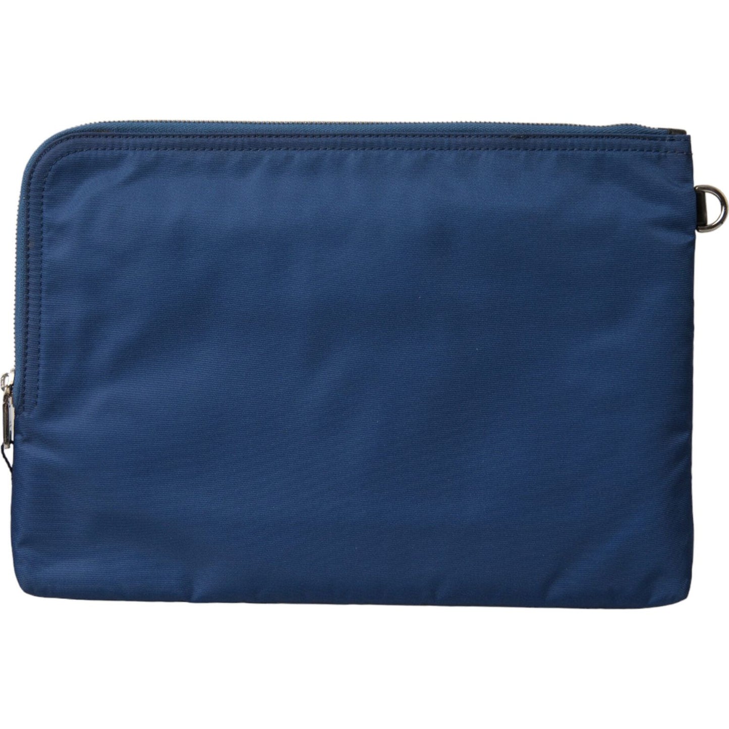 Dolce & Gabbana Blue DG Milano Print Nylon Pouch Clutch Men Bag