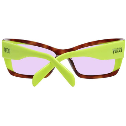 Emilio Pucci Multicolor Plastic Sunglasses