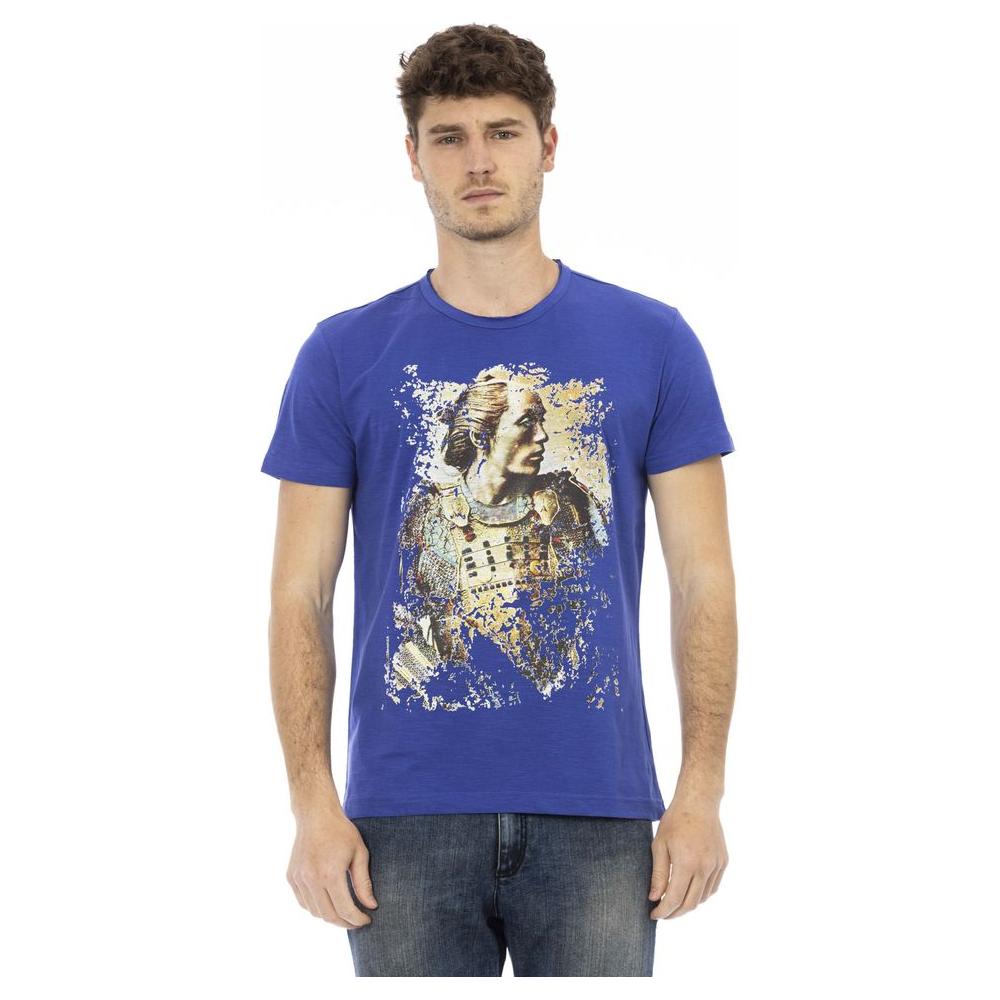 Trussardi Action Blue Cotton Men's T-Shirt