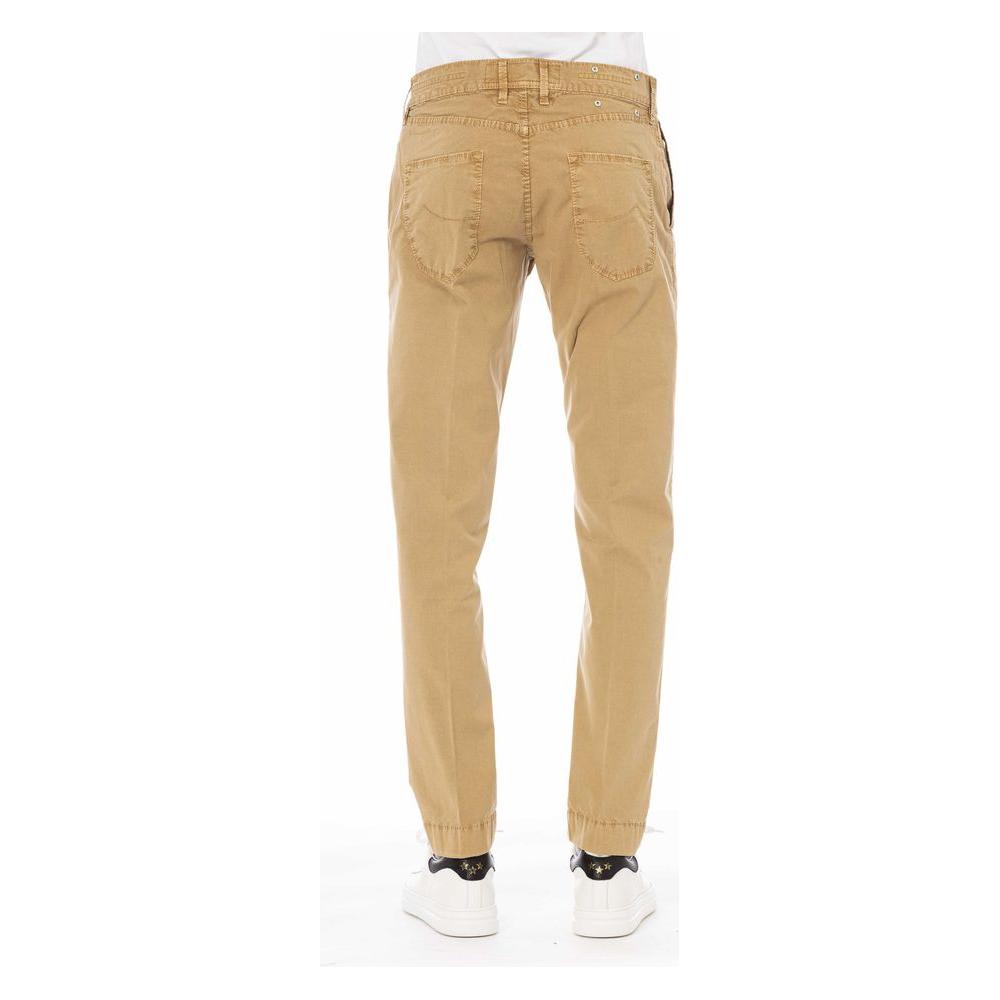 Jacob Cohen Beige Cotton Men Jeans Jacob Cohen