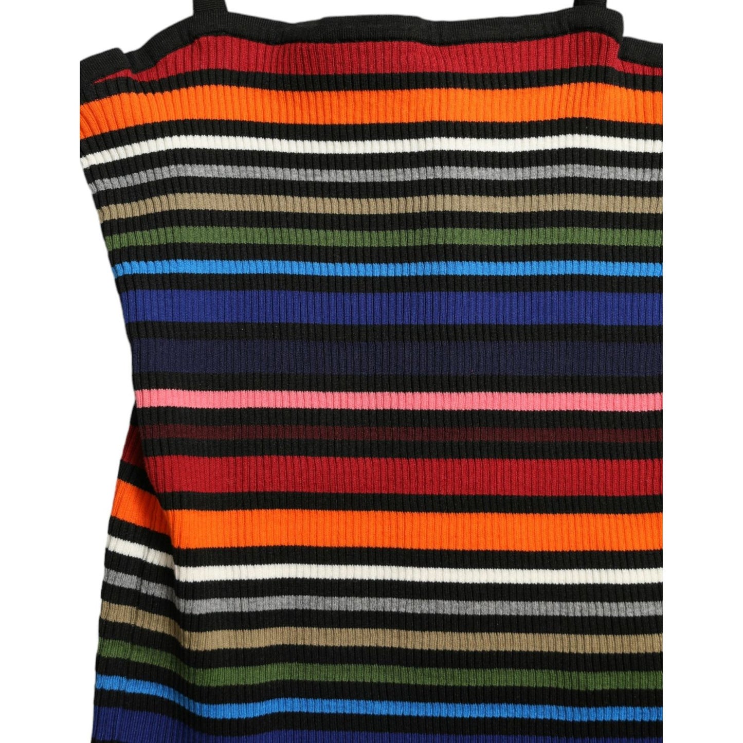 Dolce & Gabbana Chic Striped Spaghetti Strap Tank Top Dolce & Gabbana