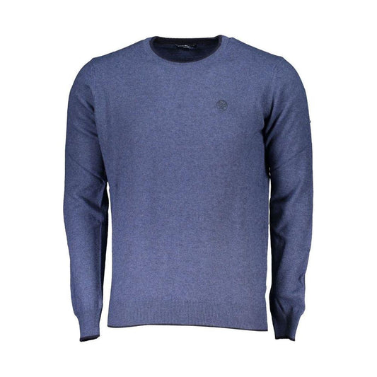 North Sails Blue Polyamide Men Sweater North Sails