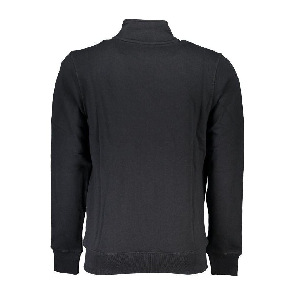 North Sails Black Cotton Men Sweater North Sails