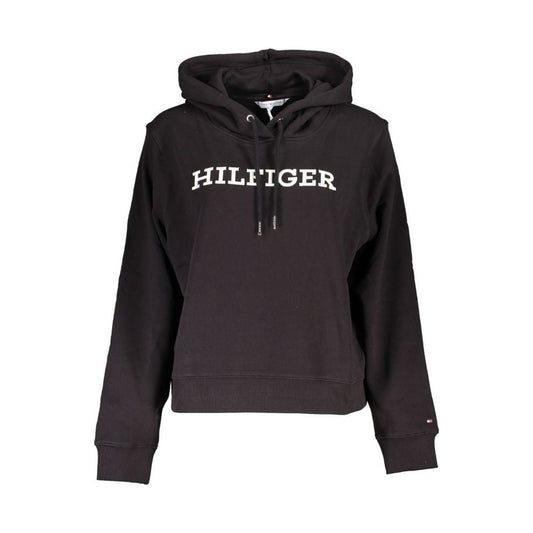 Tommy Hilfiger Black Cotton Women Sweater Tommy Hilfiger