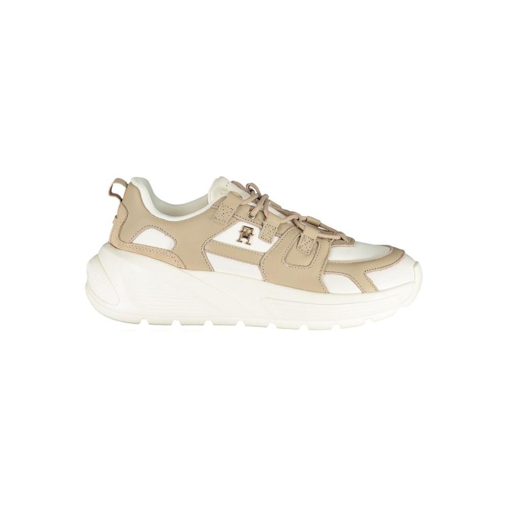 Tommy Hilfiger White Polyethylene Women Sneaker Tommy Hilfiger