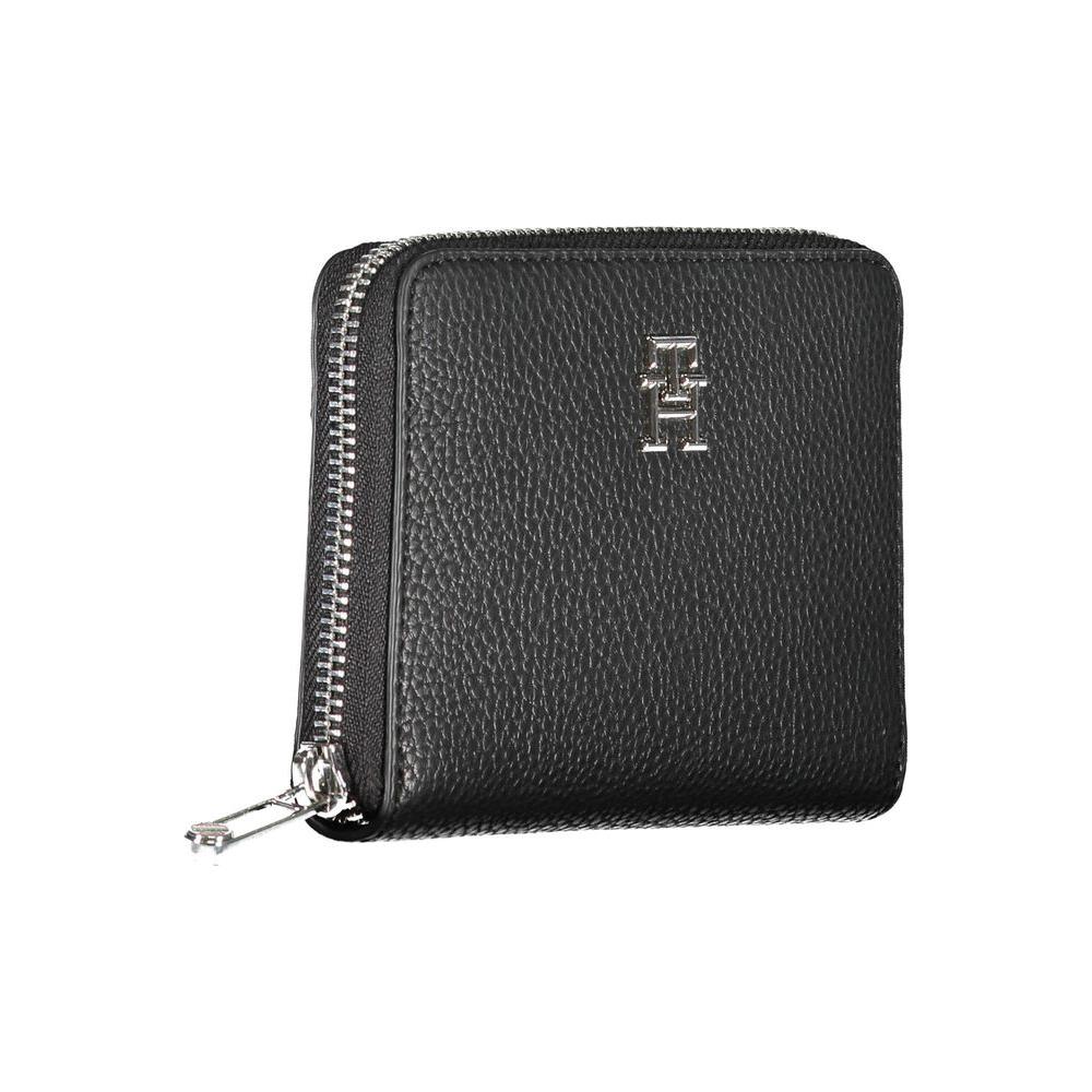 Tommy Hilfiger Black Polyethylene Women Wallet Tommy Hilfiger