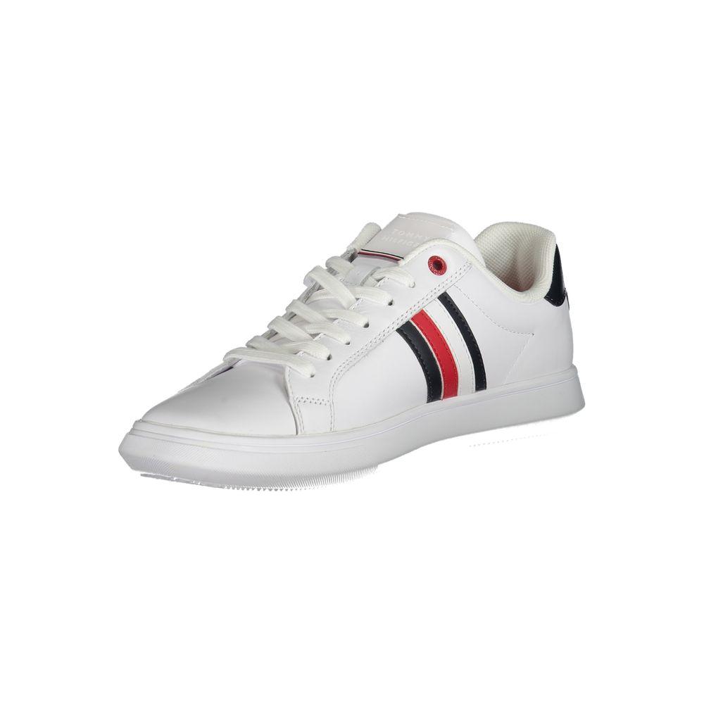 Tommy Hilfiger Sleek Lace-Up Sneakers with Contrast Details Tommy Hilfiger