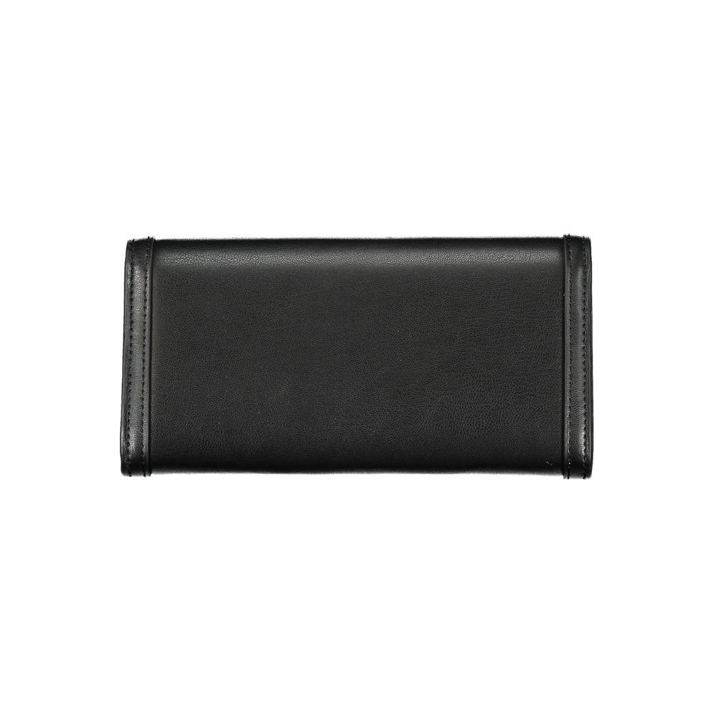 Tommy Hilfiger Elegant Black Dual-Compartment Wallet Tommy Hilfiger