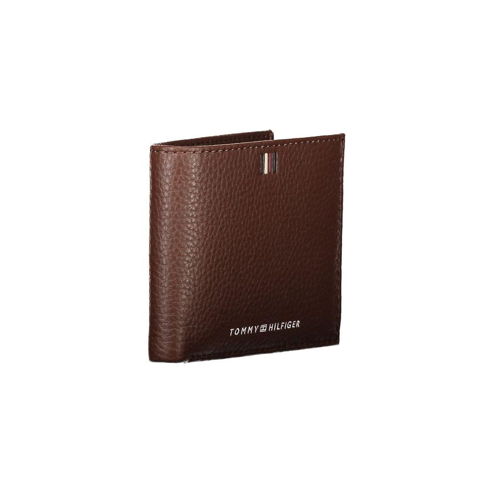 Tommy Hilfiger Elegant Leather Wallet with Contrast Details Tommy Hilfiger