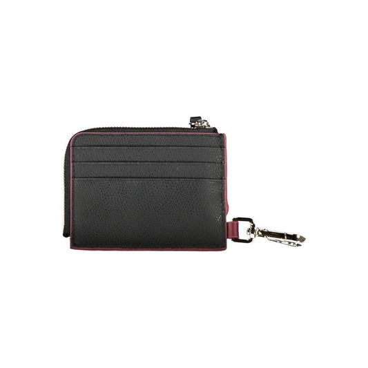 Tommy Hilfiger Chic Leather Card Holder with Snap Hook Tommy Hilfiger