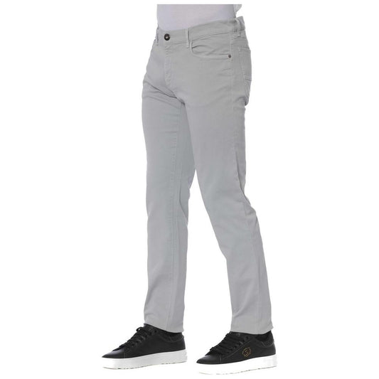 Trussardi Jeans Elegant Gray Cotton Stretch Jeans Trussardi Jeans