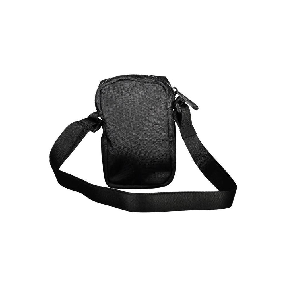 Front view with bag zipped and handles upright.