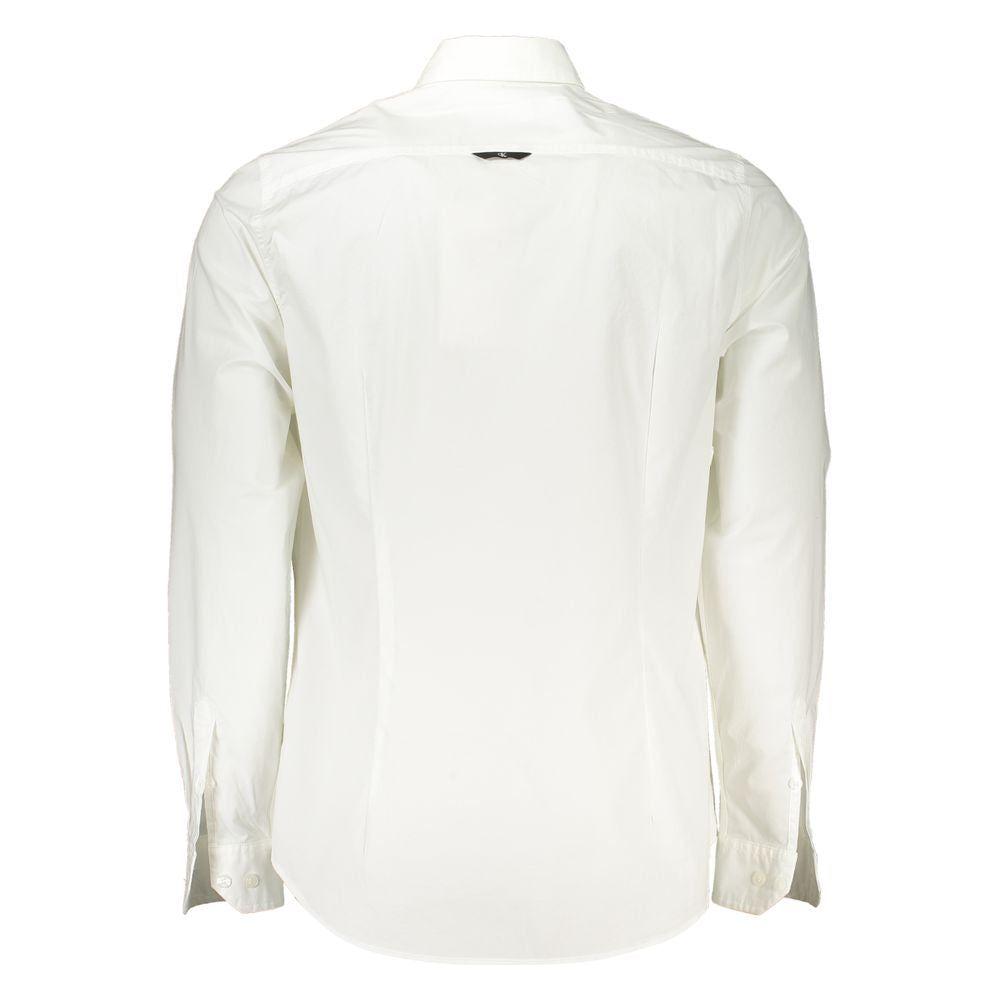 Calvin Klein Elegant Slim Fit Long Sleeved White Shirt Calvin Klein