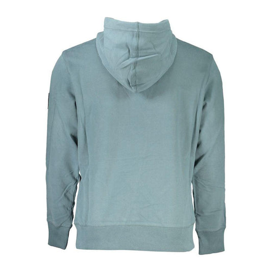 Calvin Klein Chic Green Hooded Cotton Sweatshirt Calvin Klein