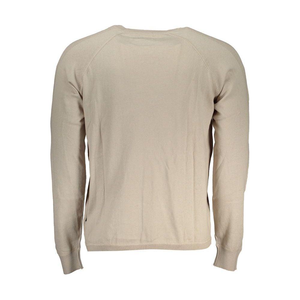 Napapijri Chic Beige Long Sleeve Crew Neck Sweater Napapijri