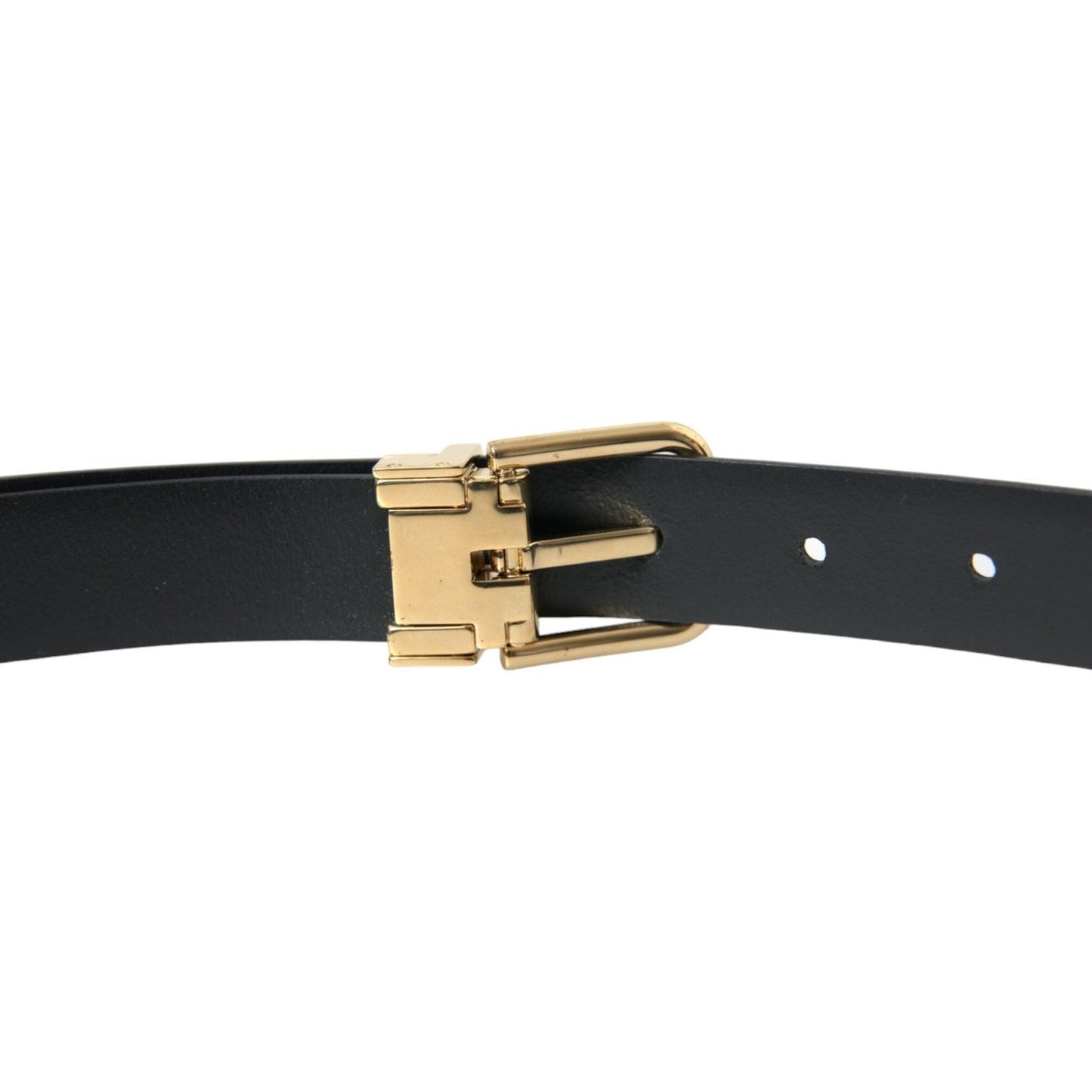 Dolce & Gabbana Elegant Blue Calf Leather Belt Dolce & Gabbana