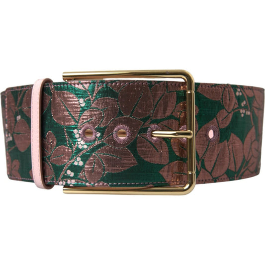 Dolce & Gabbana Multicolor High-Waist Statement Belt Dolce & Gabbana