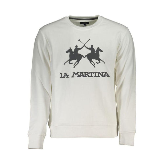 La Martina Elegant Long Sleeved Crew Neck Sweatshirt La Martina