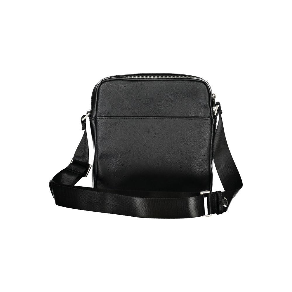 Guess Jeans Elegant Black Shoulder Bag for Men Guess Jeans