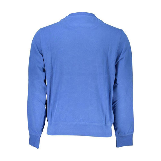 Harmont & Blaine Crew Neck Embroidered Blue Sweater Harmont & Blaine