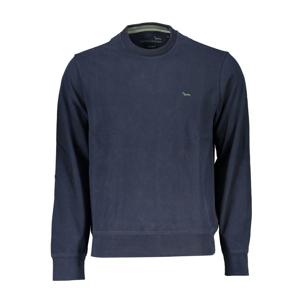 Harmont & Blaine Elegant Blue Crew Neck Sweater Harmont & Blaine