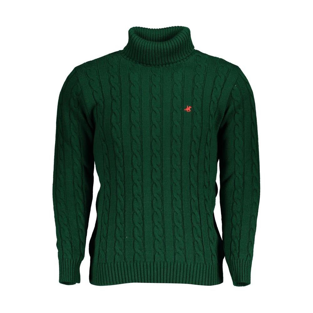 U.S. Grand Polo Elegant Twisted Turtleneck Sweater U.S. Grand Polo