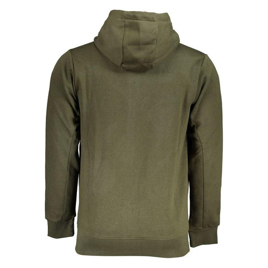 U.S. Grand Polo Elegant Green Hooded Long-Sleeve Sweatshirt U.S. Grand Polo