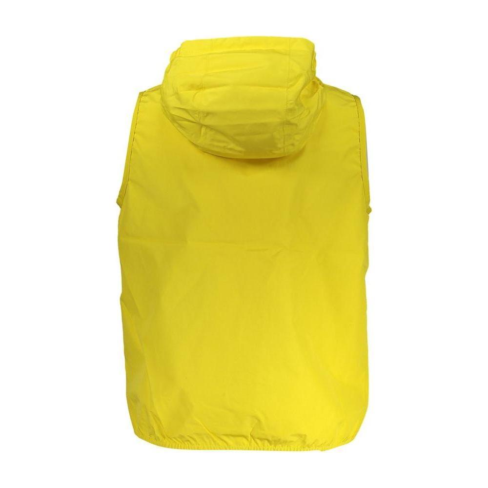 K-WAY Sleek Sleeveless Yellow Designer Jacket K-WAY