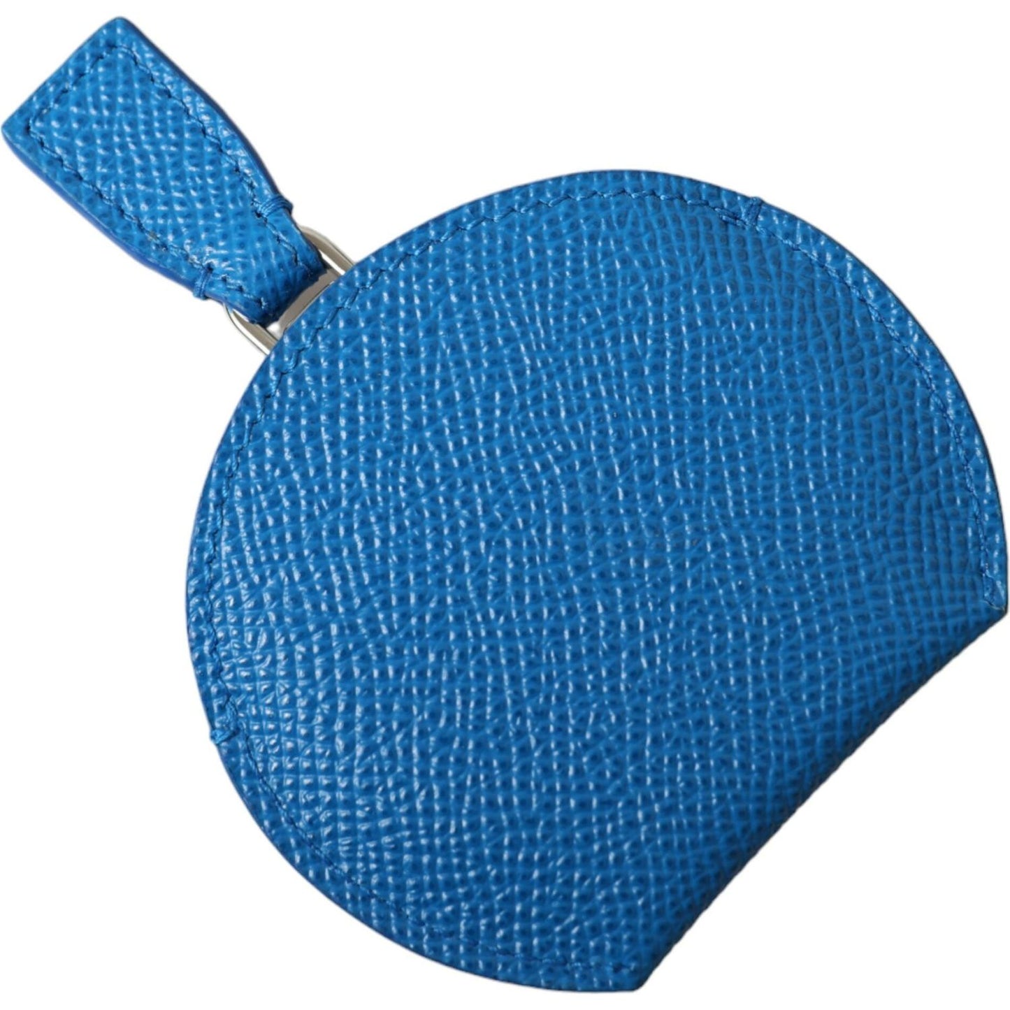 Dolce & Gabbana Elegant Blue Leather Mirror Holder Dolce & Gabbana