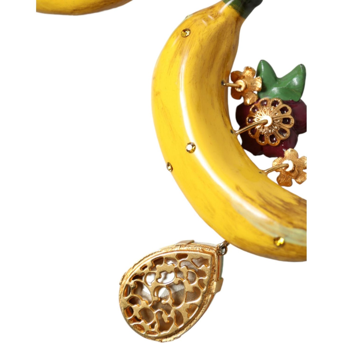 Dolce & Gabbana Chic Clip-on Banana Dangle Earrings Earrings Dolce & Gabbana