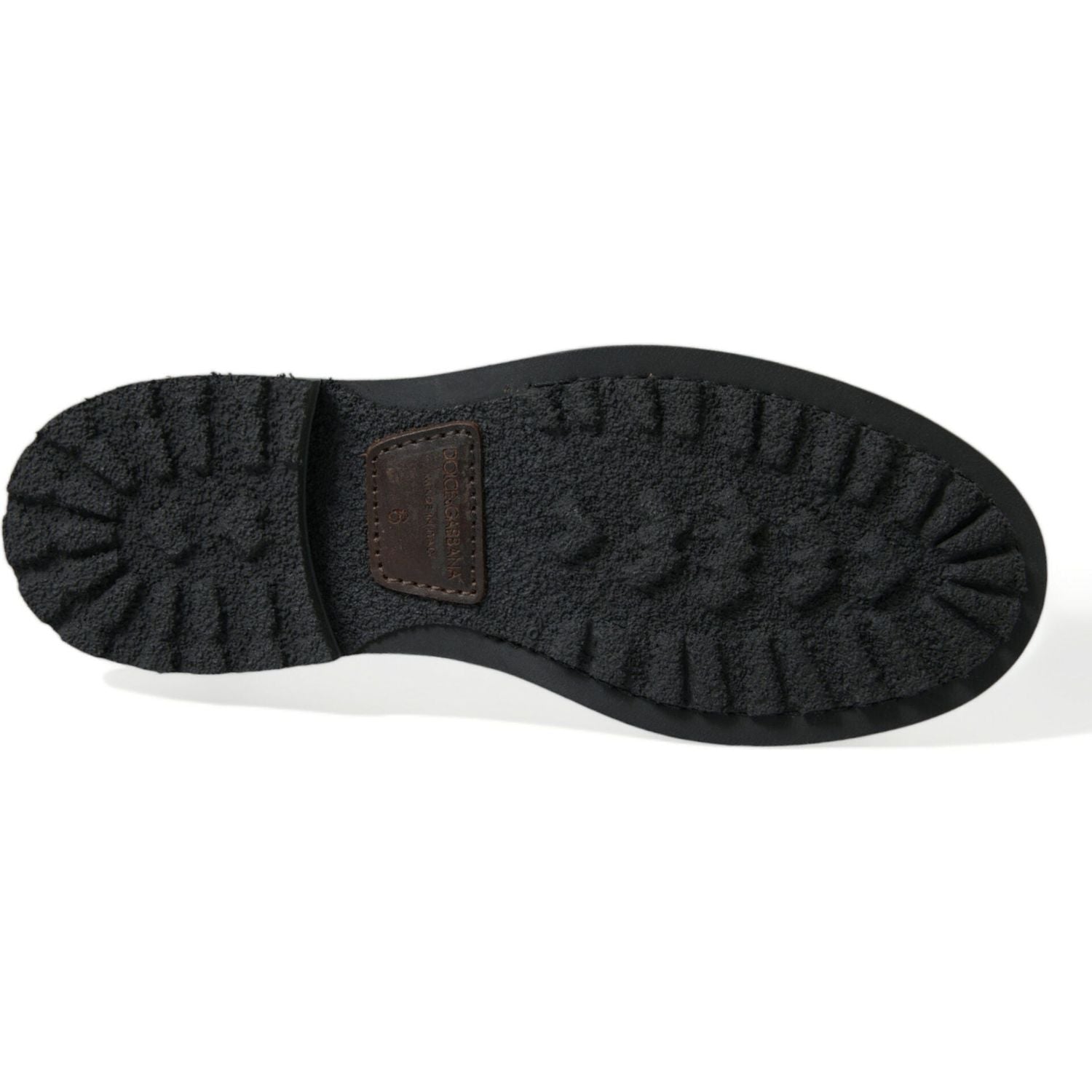 时尚双色皮革中筒靴