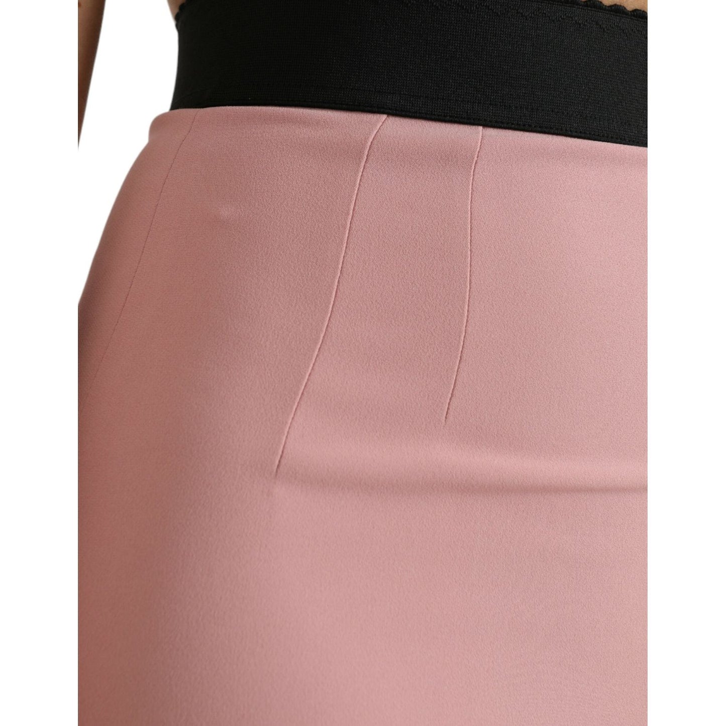 Dolce & Gabbana Elegant High Waist Pencil Skirt in Pink Dolce & Gabbana