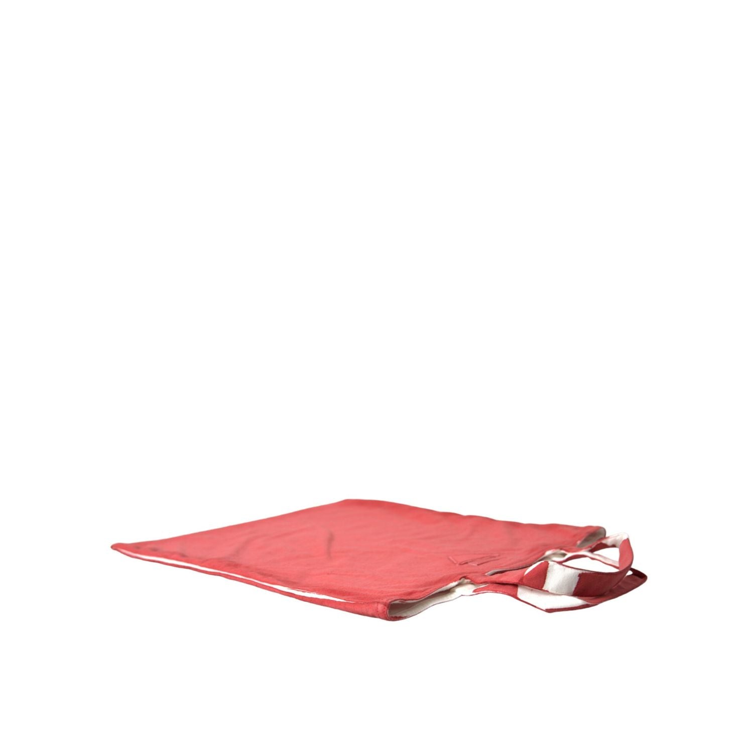Prada Red Jersey Fabric Logo Shoulder Shopping Tote Bag