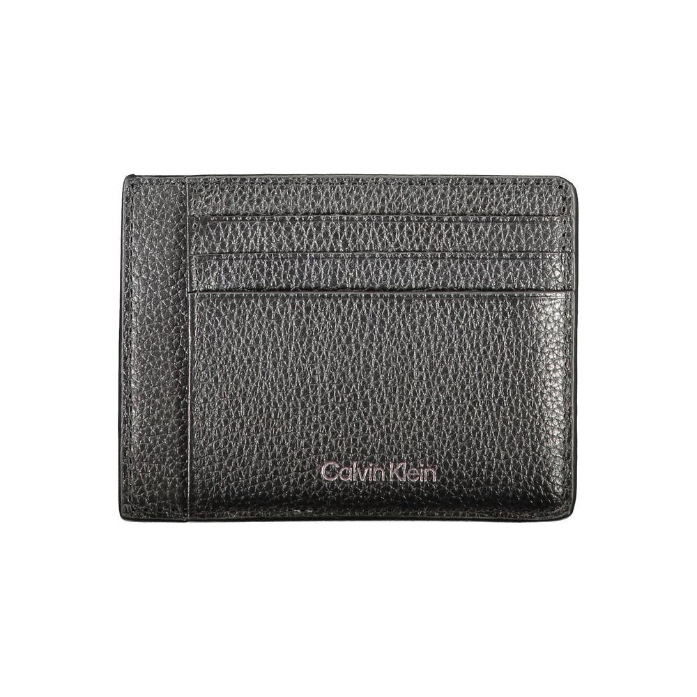 Calvin Klein Black Leather Wallet Calvin Klein