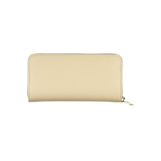 Tommy Hilfiger Beige Polyester Wallet Tommy Hilfiger